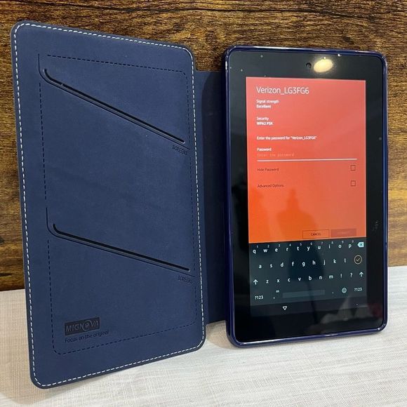 Mignova Slim Case Synthetic Leather Folio Book Cover Case with Card Pocket - Picture 11 of 11